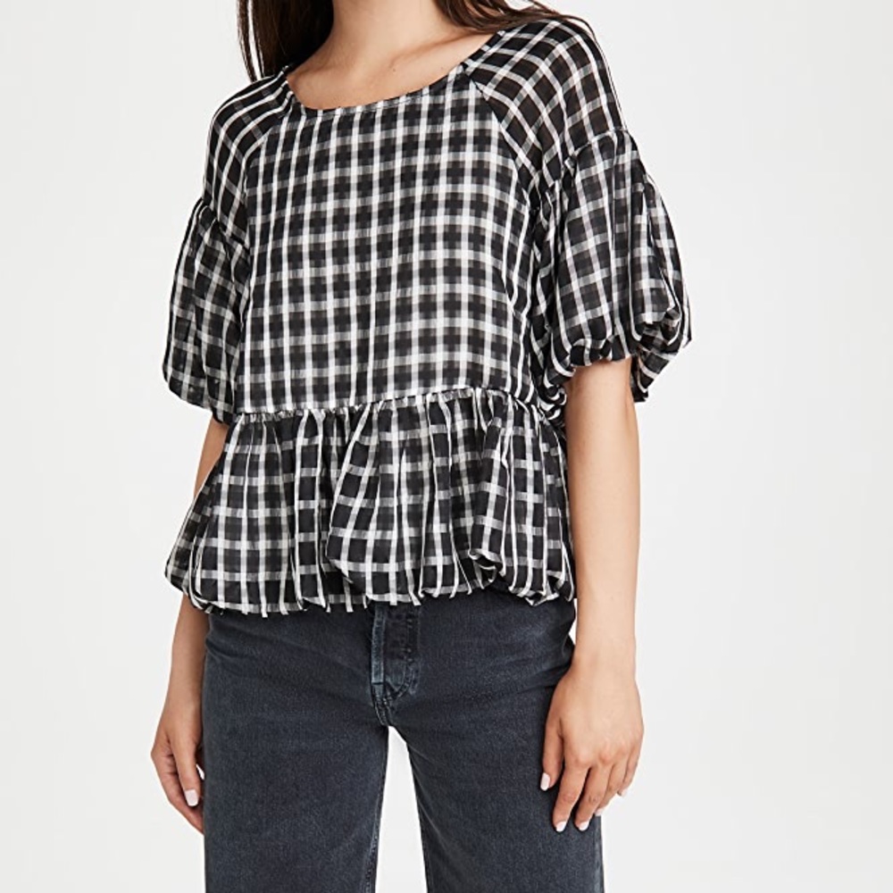 Moon River Check top